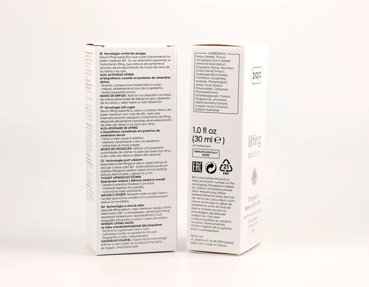 Lifting Solution Sérum Concentré Yeux et Lèvres