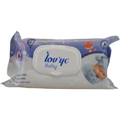 Lingettes avec Crème Peaux Sensibles