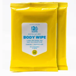 Lingettes Corporelles Exfoliantes au Charbon et Acide Salicylique