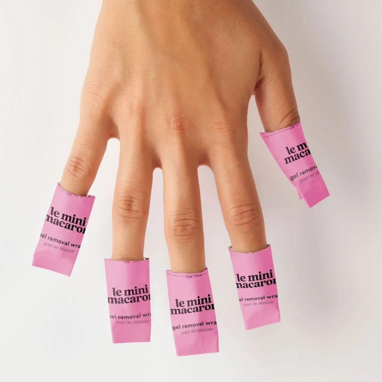 Lingettes Dissolvantes Lèvres & Ongles LE MINI MACARON