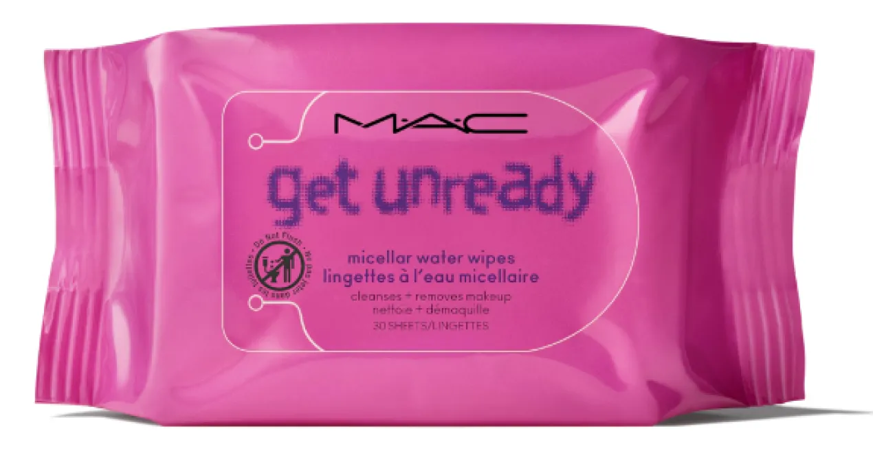 Lingettes démaquillantes Get Unready à l’eau micellaire
