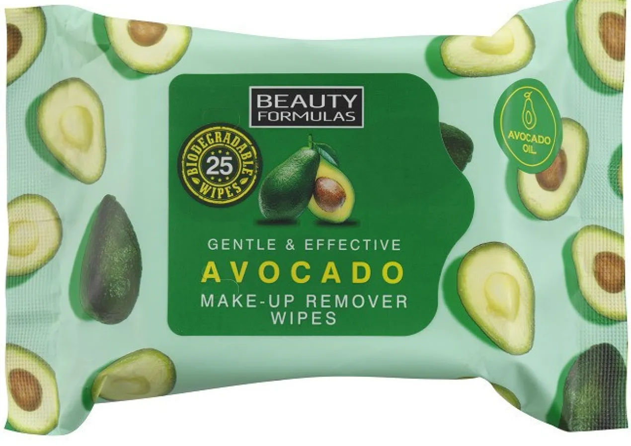 Lingettes démaquillantes à l'avocat