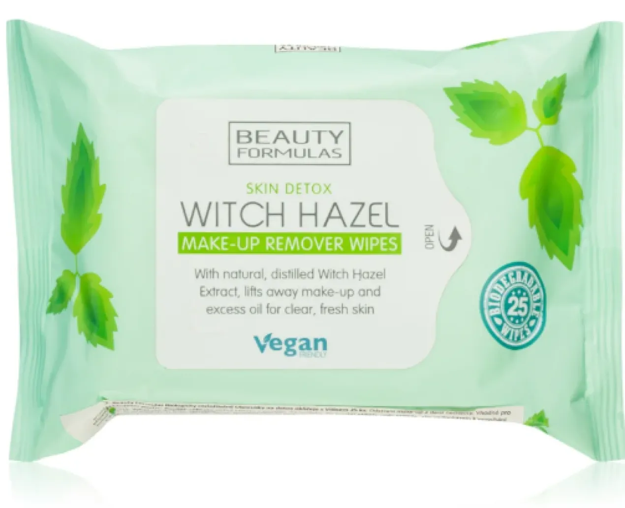 Lingettes Nettoyantes Démaquillantes Skin Detox Hazel