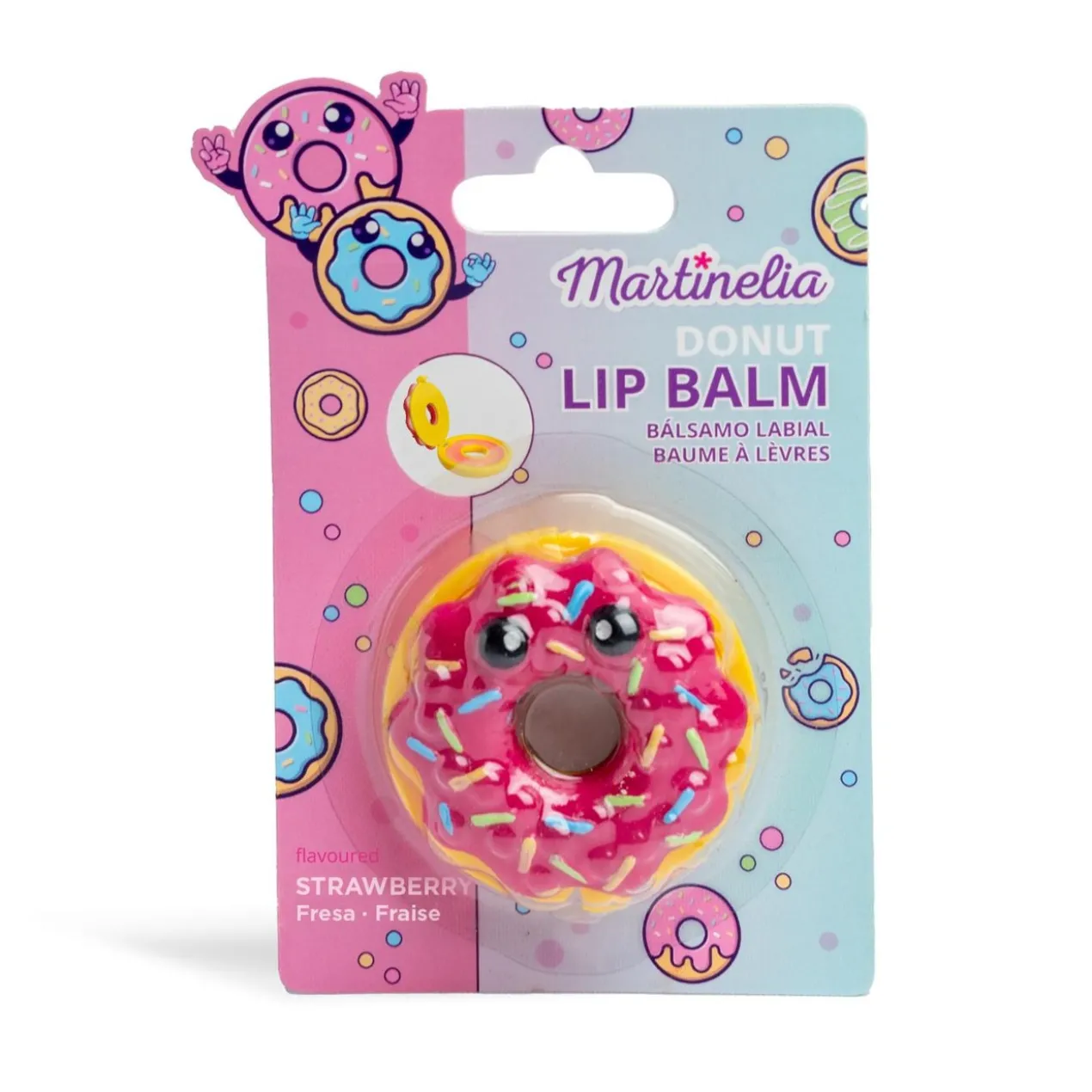 Lip Balm World Donut Keychain