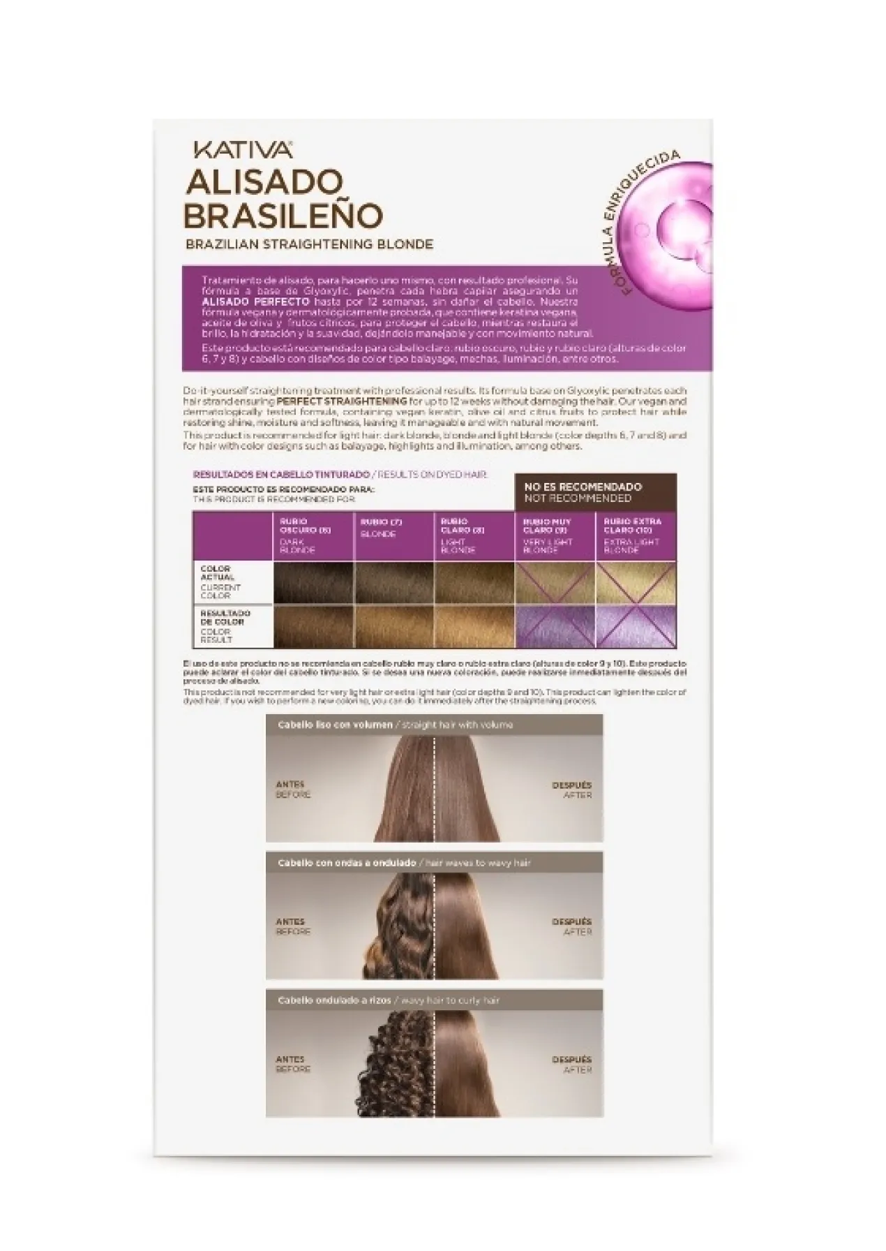 Lissage Brésilien pour Cheveux Blonds Végan