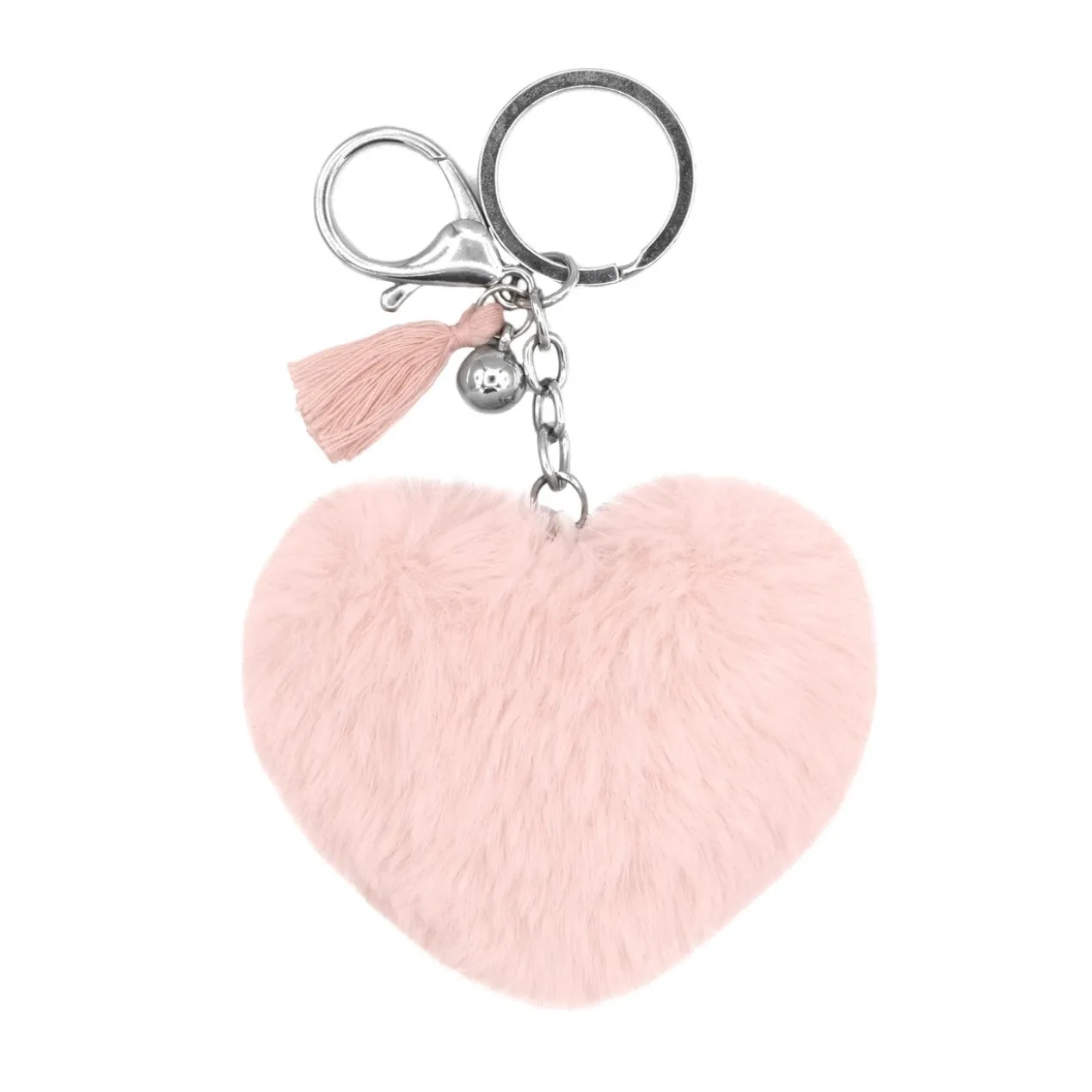 Little Princess Porte-clés Cœur Pompon