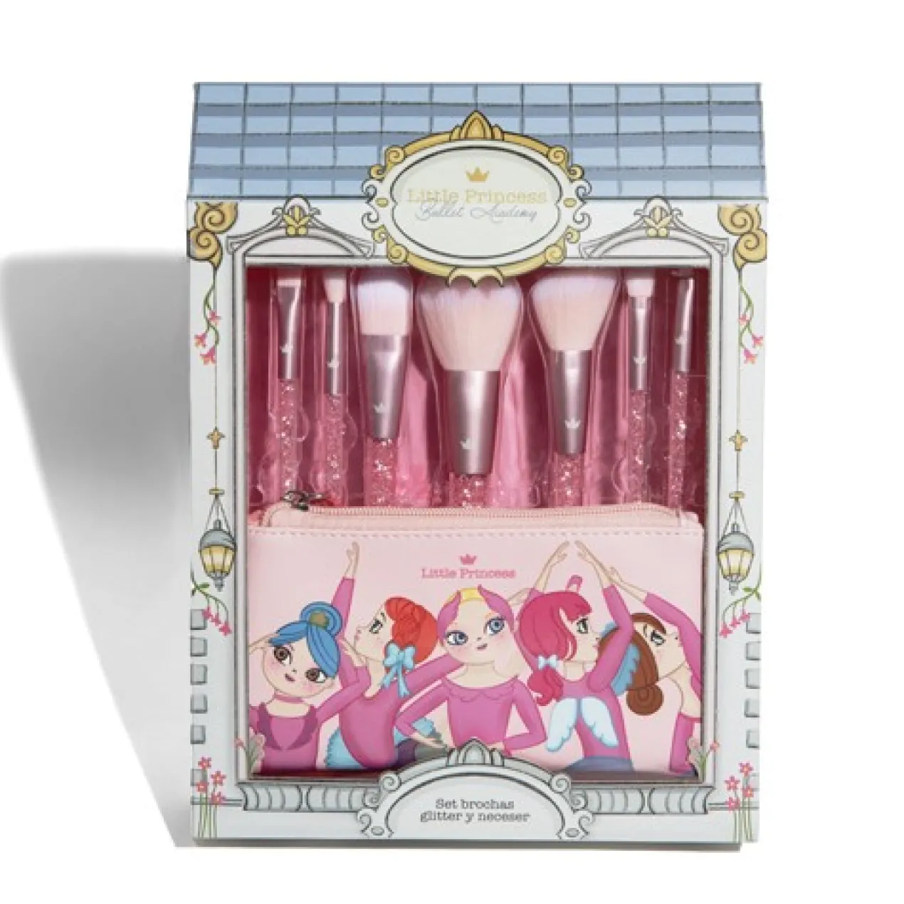 Little Princess Set de Pinceaux & Trousse Glitter