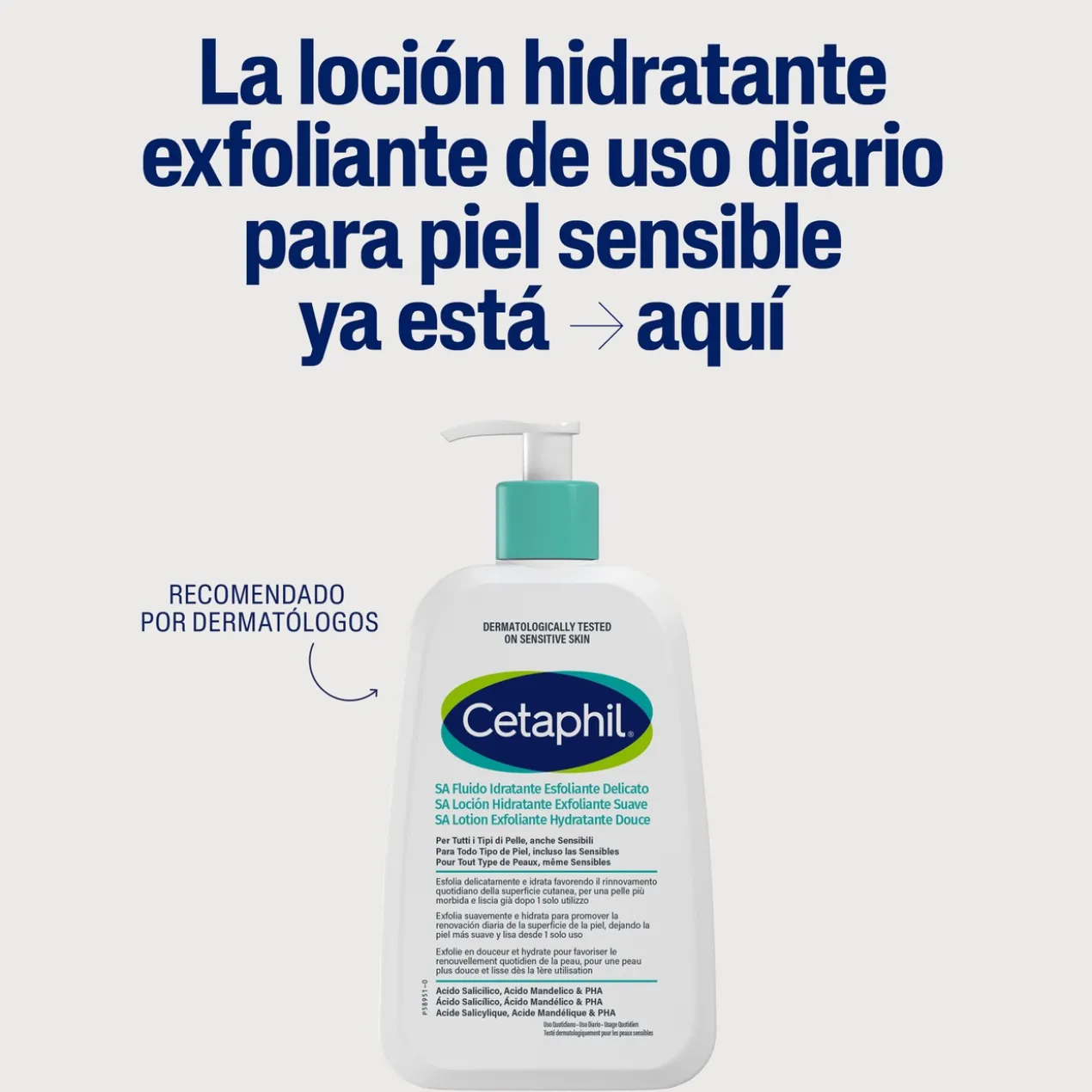 Locion SA Hidratante Exfoliante Suave