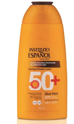 Lotion Activatrice de Bronzage + Protection Solaire SPF50+