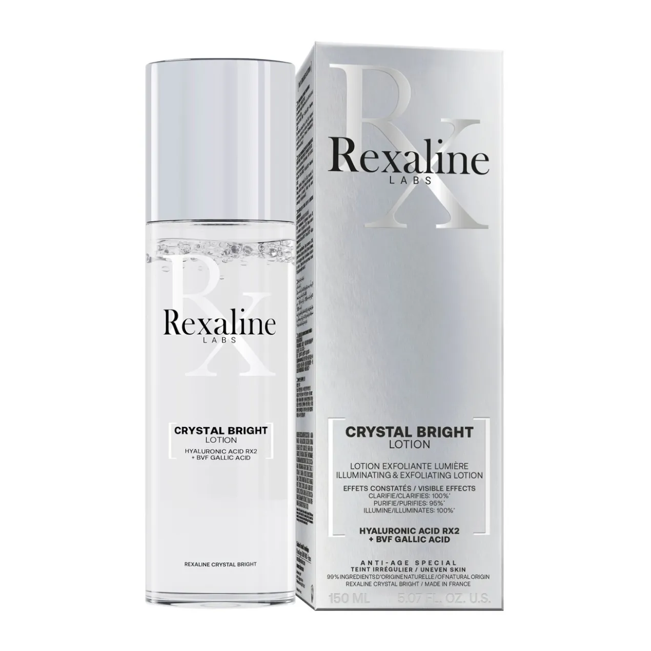 Lotion exfoliante illuminatrice Crystal Bright