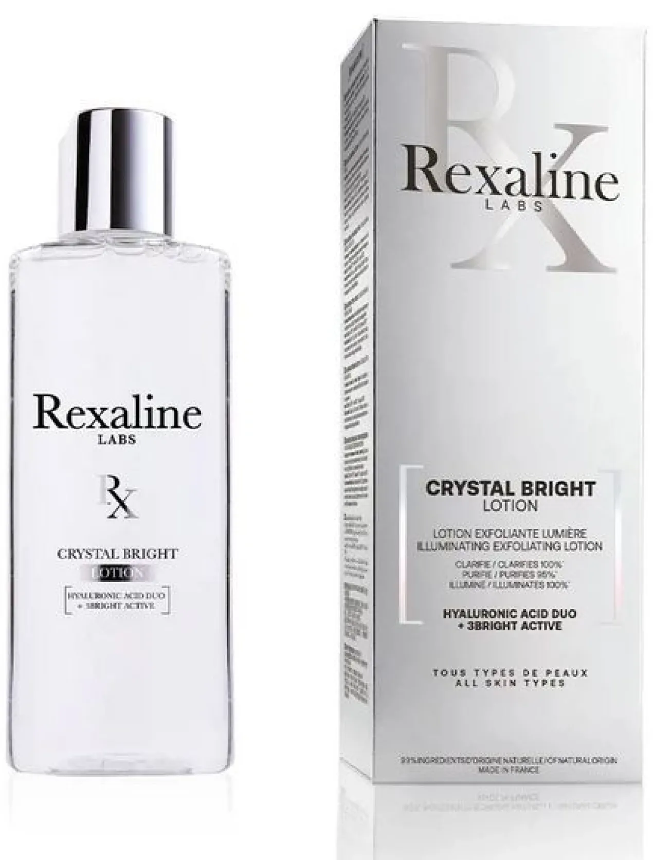 Lotion exfoliante illuminatrice Crystal Bright