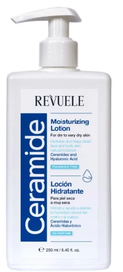 Lotion hydratante aux céramides pour peaux sensibles