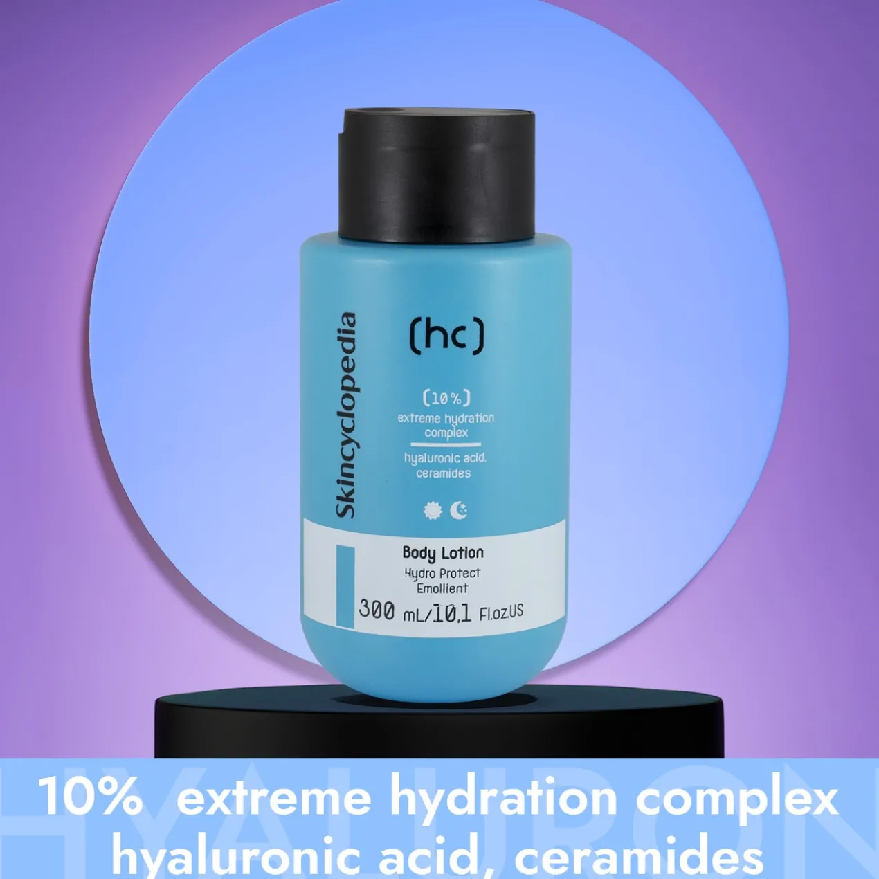 Lotion pour le Corps avec 10% Complexe d'Hydratation Extrême