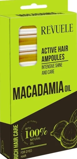 Macadamia Oil Active Hair Ampoules Capillaires Cheveux Colorés