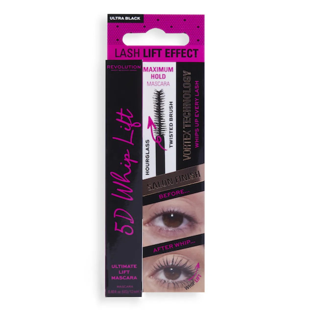 Mascara 5D WhipLift Waterproof