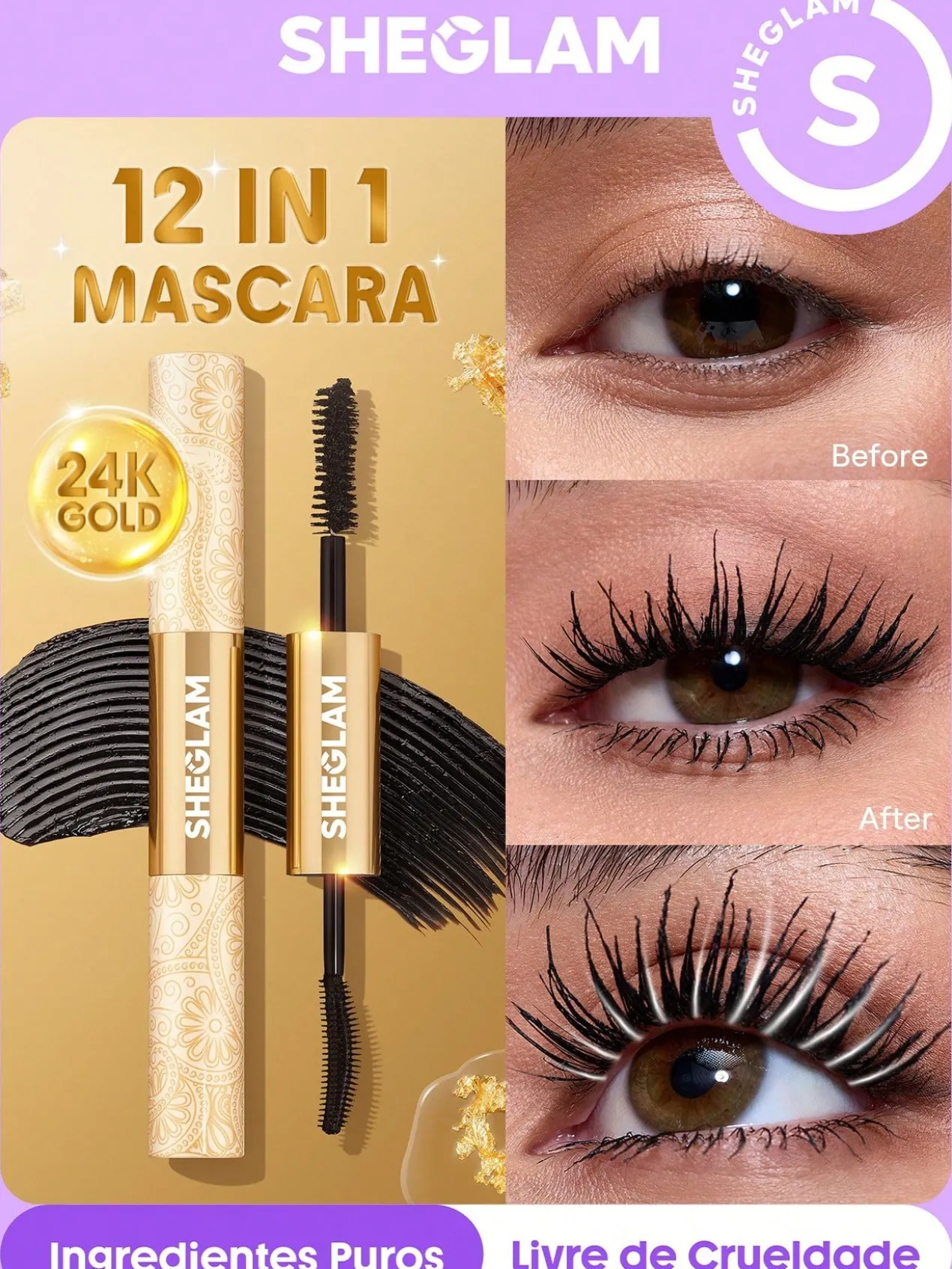 Mascara 24K Multieffect