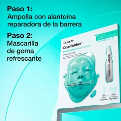 Masque apaisant en caoutchouc cryogénique