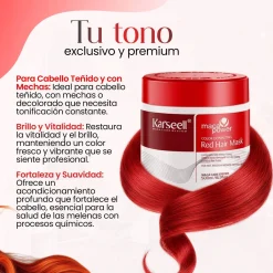 Masque Capillaire Pigmentant Rouge