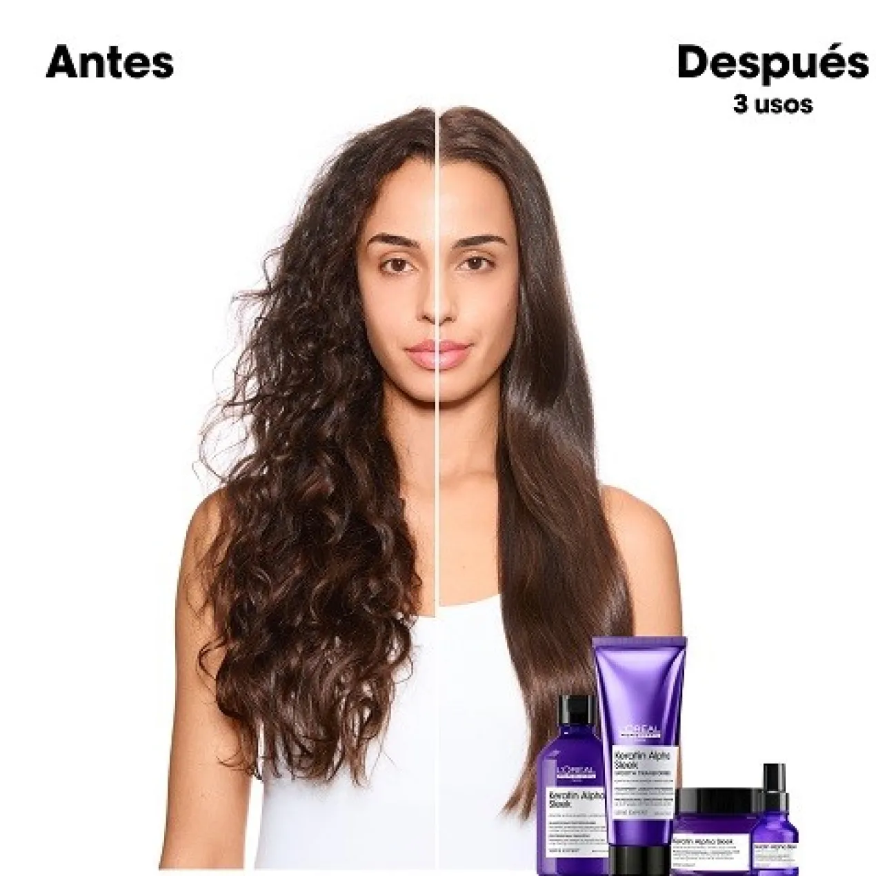 Masque Capillaire Professionnel Keratin Alpha Sleek