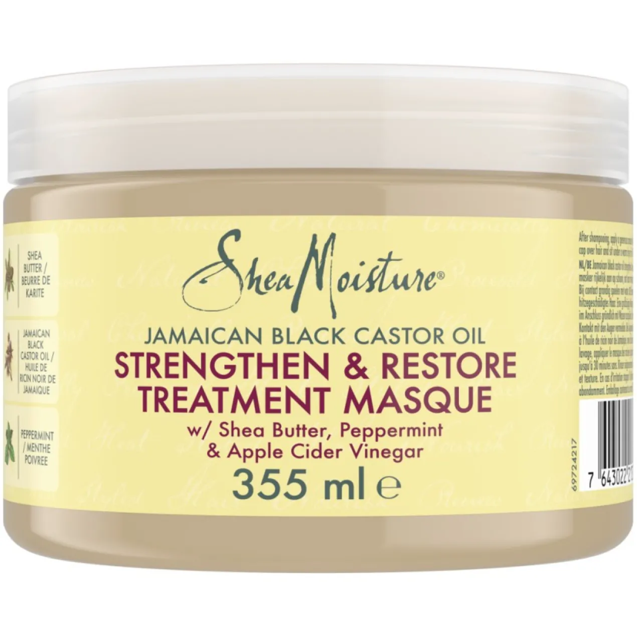 Masque de traitement fortifiant et réparateur Jamaican Black Castor Oil