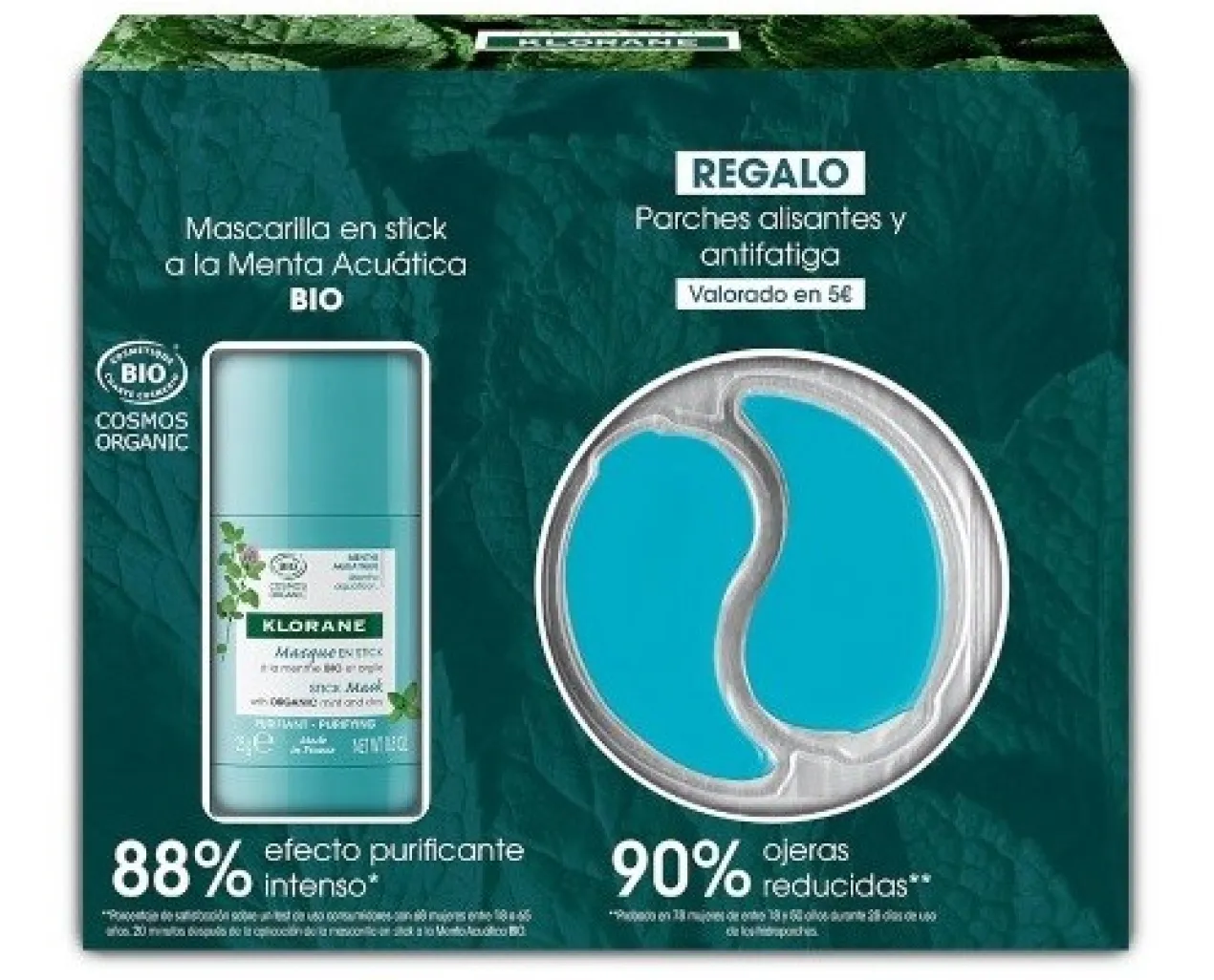 Masque en Stick BIO + Patchs Lissants et Anti-fatigue