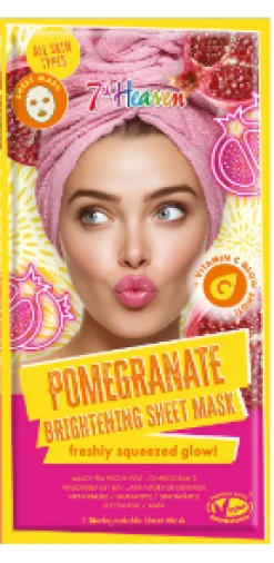 Masque en Tissu Illuminateur Grenade + Vitamine C