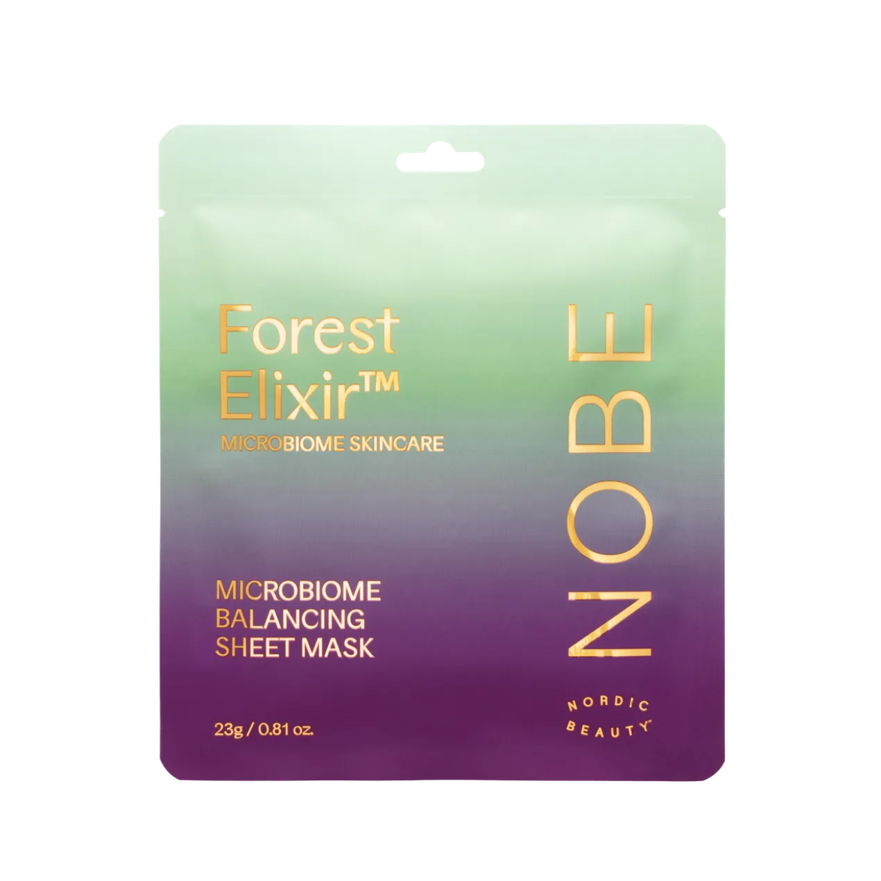 Masque en tissu équilibrant microbiome Forest Elixir