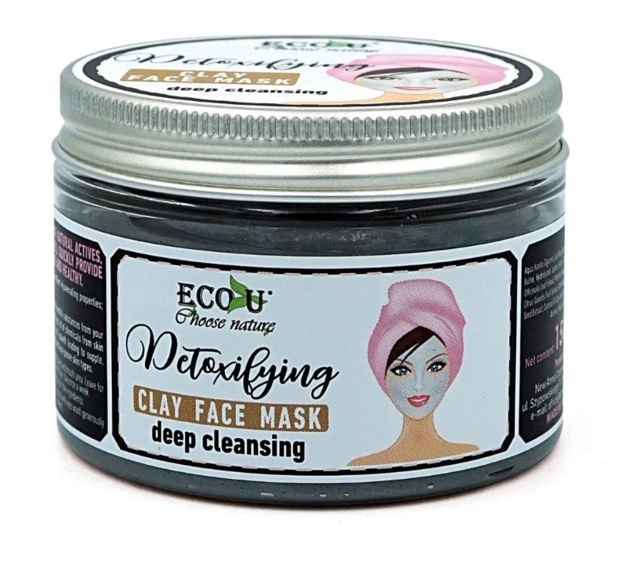 Masque facial détoxifiant nettoyage en profondeur