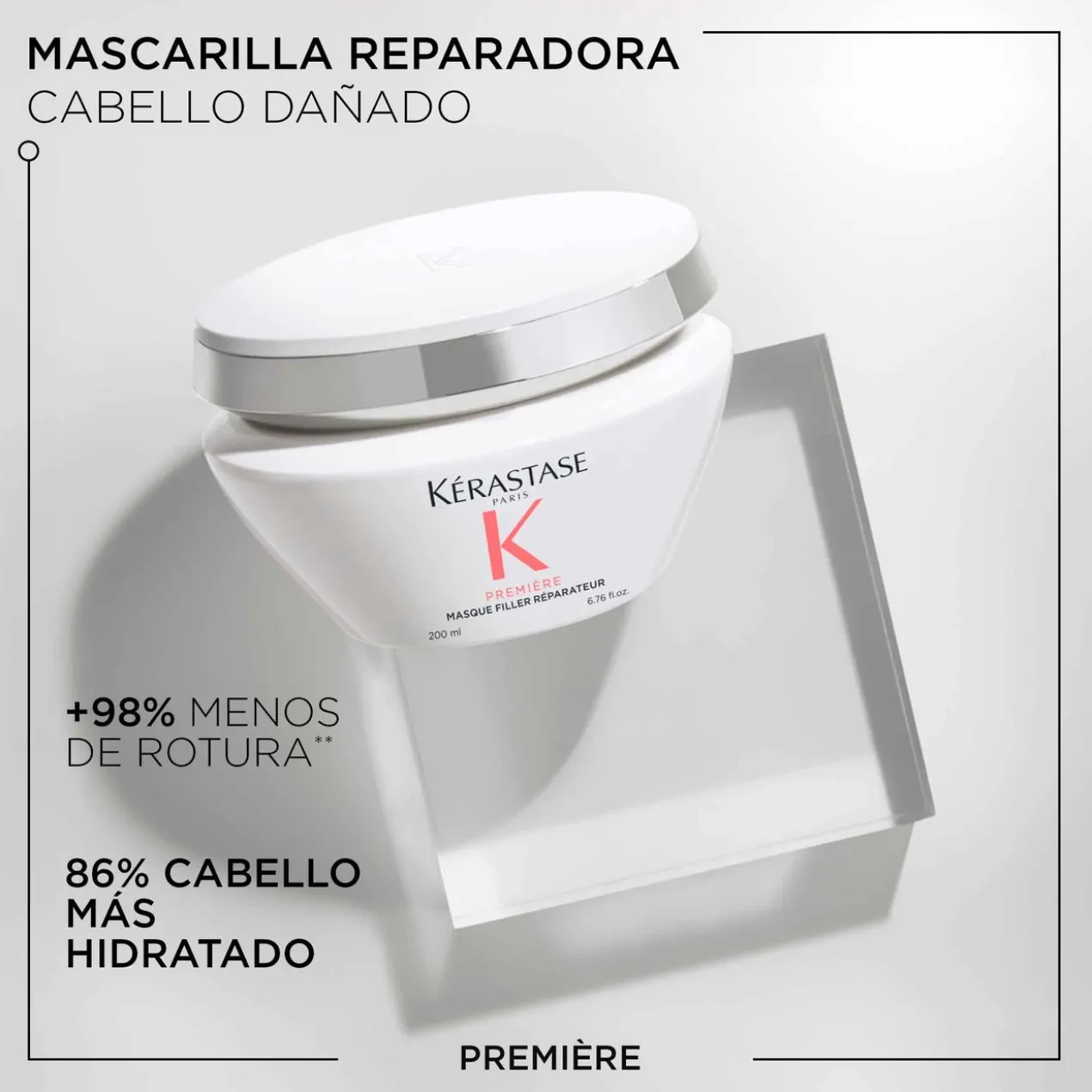 Masque Filler Réparateur Première masque réparateur anti-casse cheveux abîmés