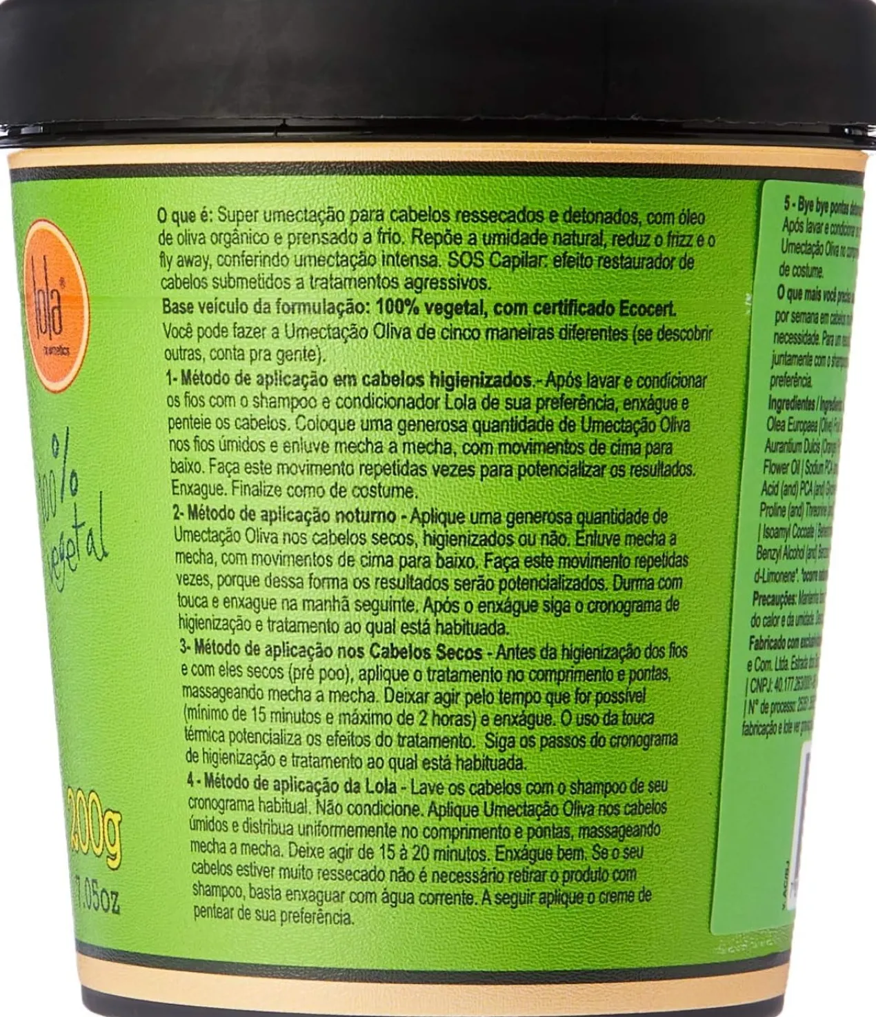 Masque Hydratant à l'Huile d'Olive