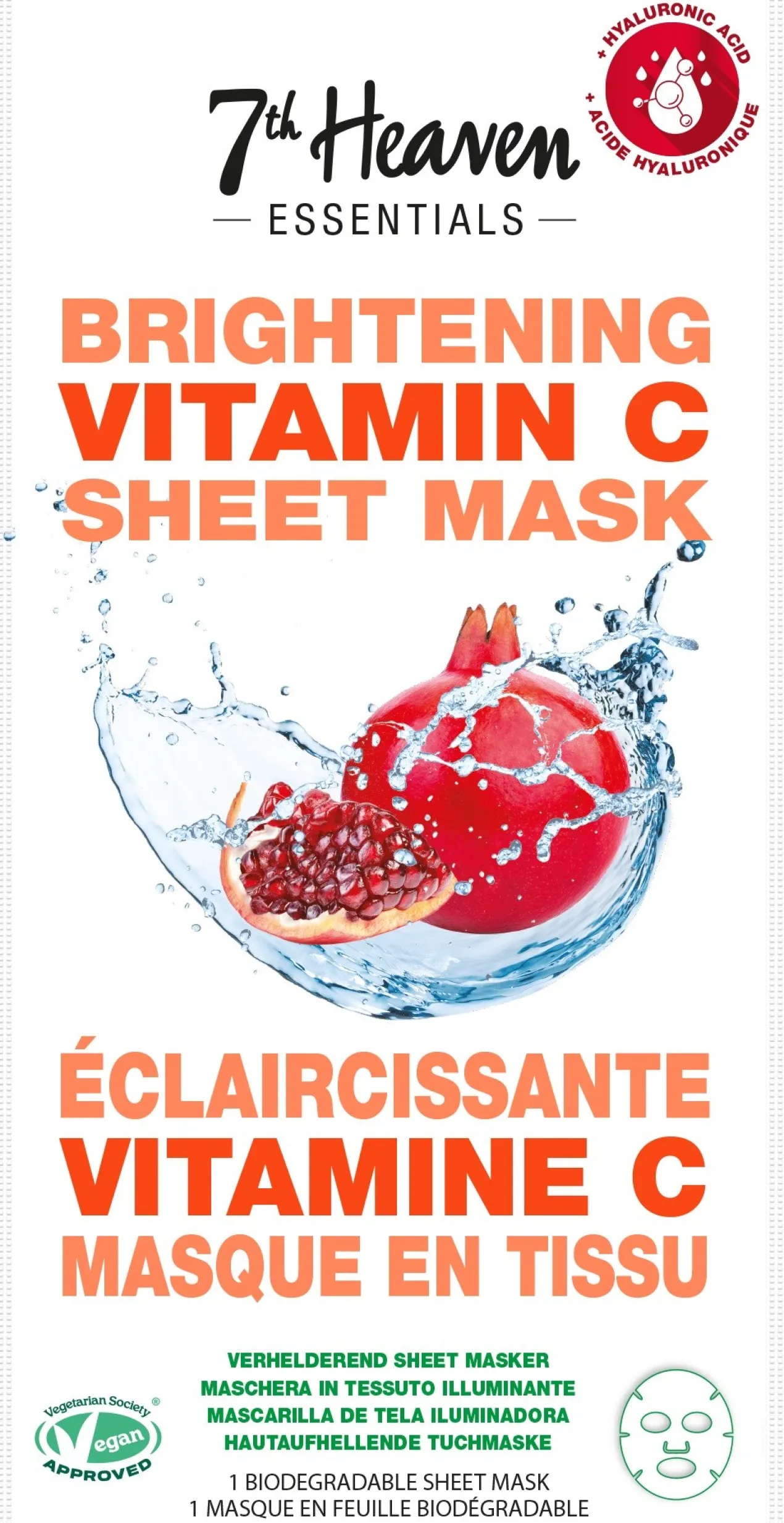 Masque Illuminateur Essentials Vit C Grenade