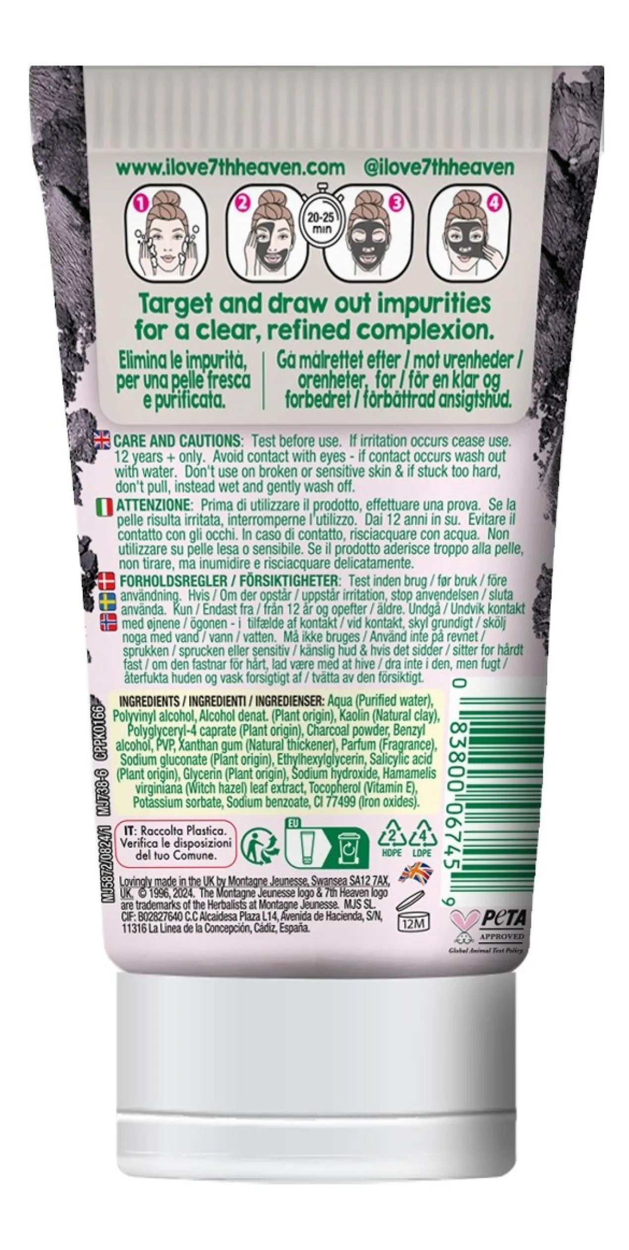 Masque Peel-Off Charbon