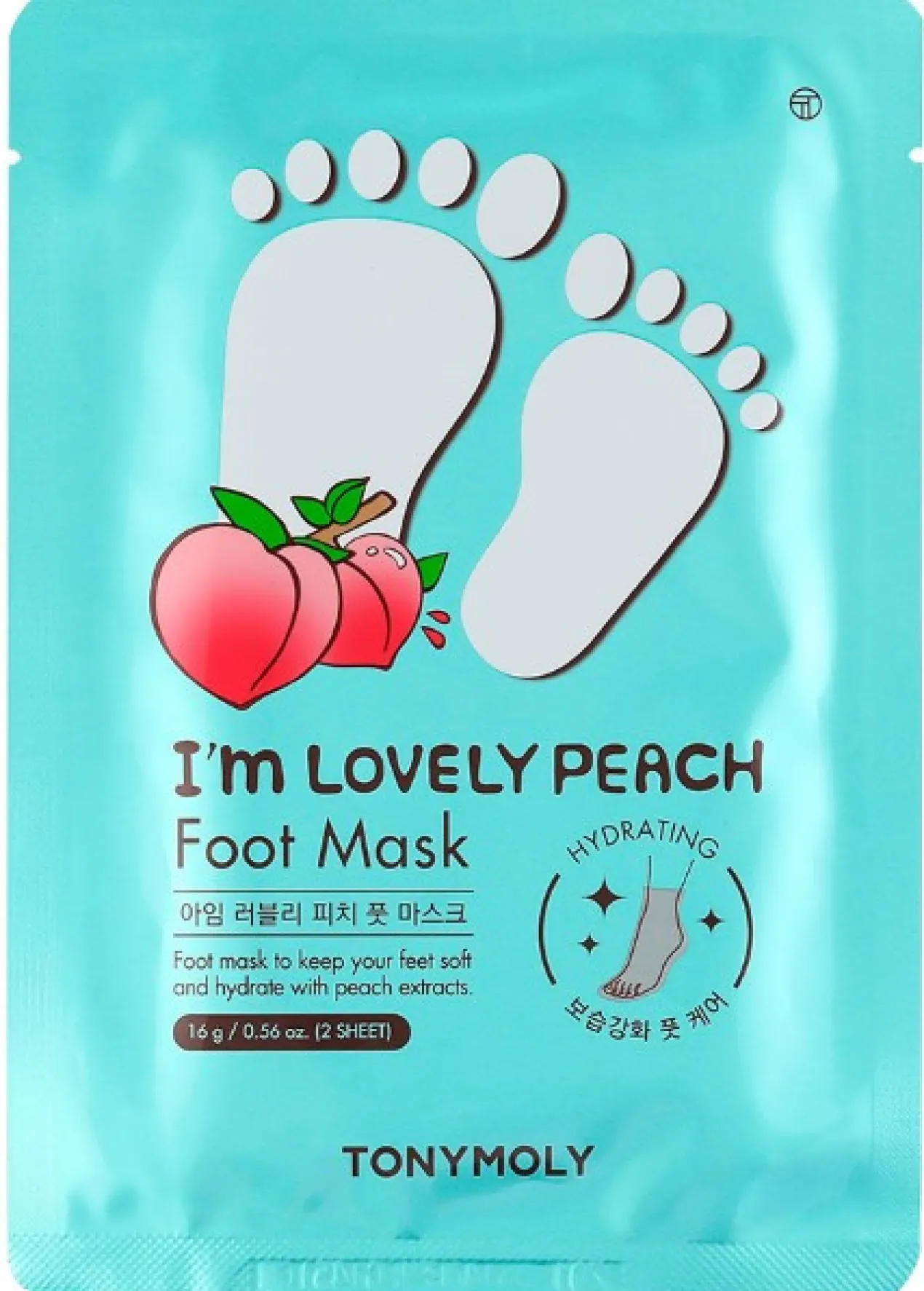 Masque pour les pieds I'm Lovely Peach