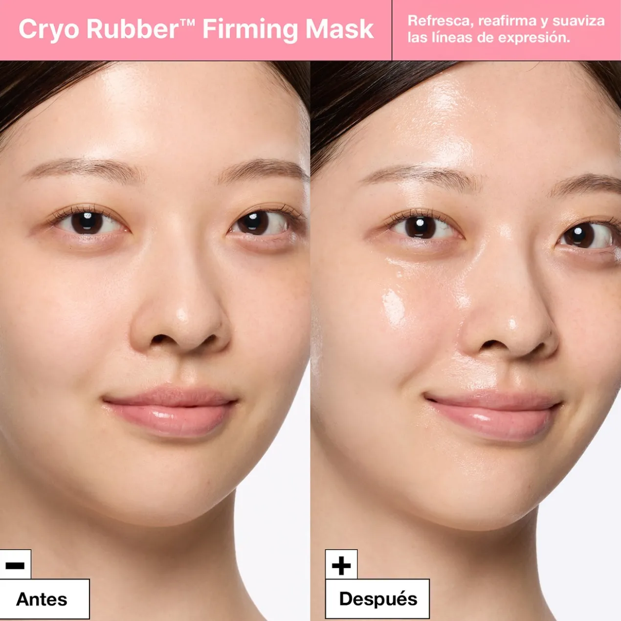 Masque raffermissant en cryocaoutchouc