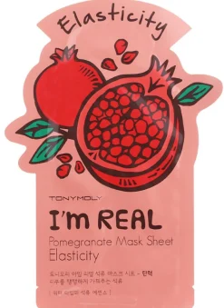Masque tissu grenade élasticité