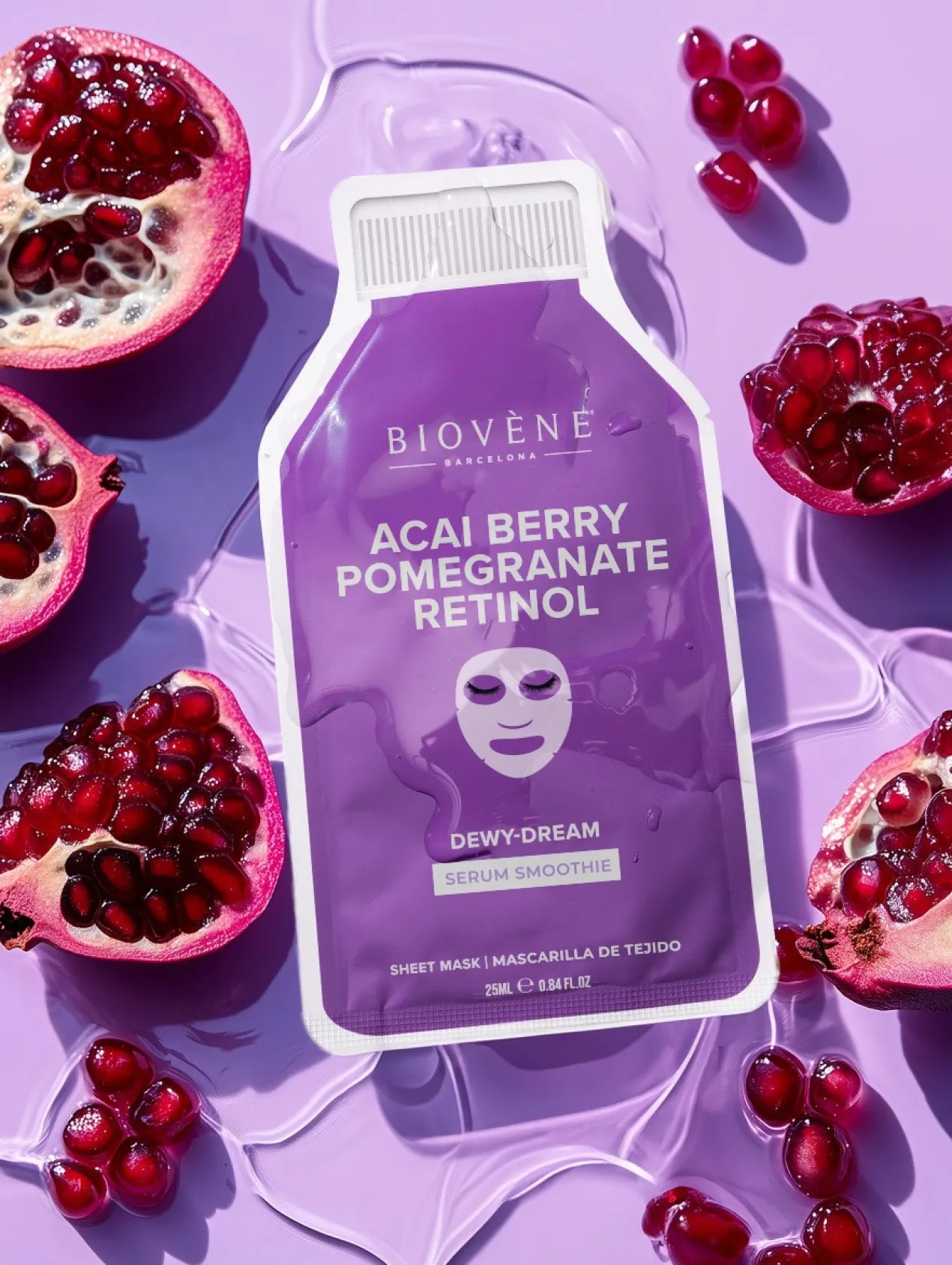 Masque Visage Dewy-Dream Smoothie Açaï + Grenade + Rétinol