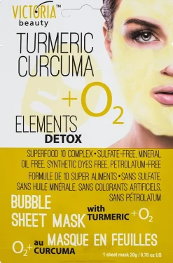 Masque Visage Détox à la Curcuma + O2