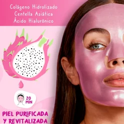 Masque Visage Hydrogel Purifiant Fruit du Dragon
