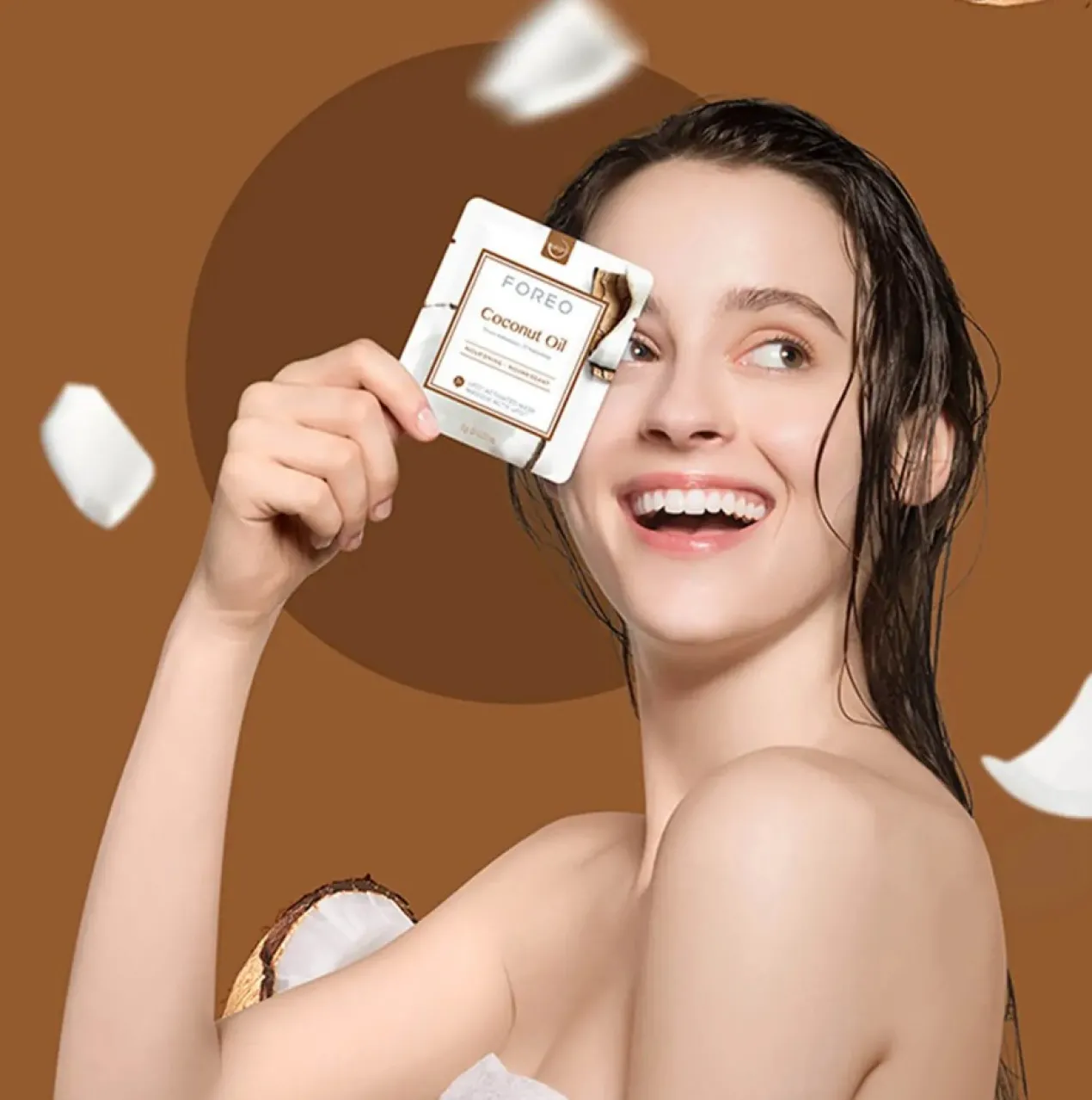 Masque visage à l’huile de coco