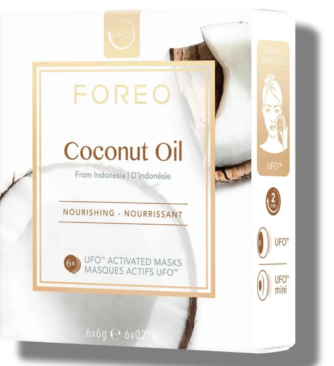 Masque visage à l’huile de coco