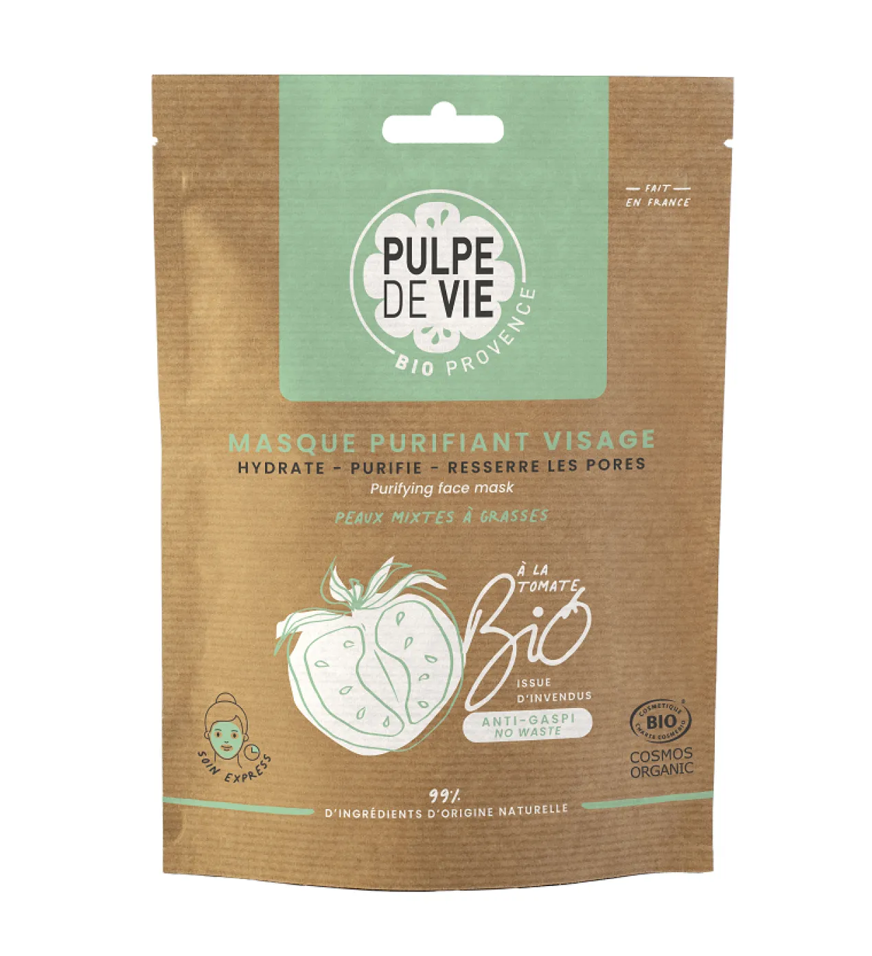 Masque Visage Purifiant Ananas Tomate