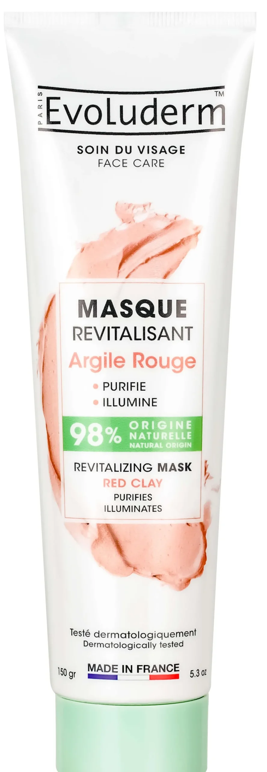Masque Visage Revitalisant à l'Argile Rouge