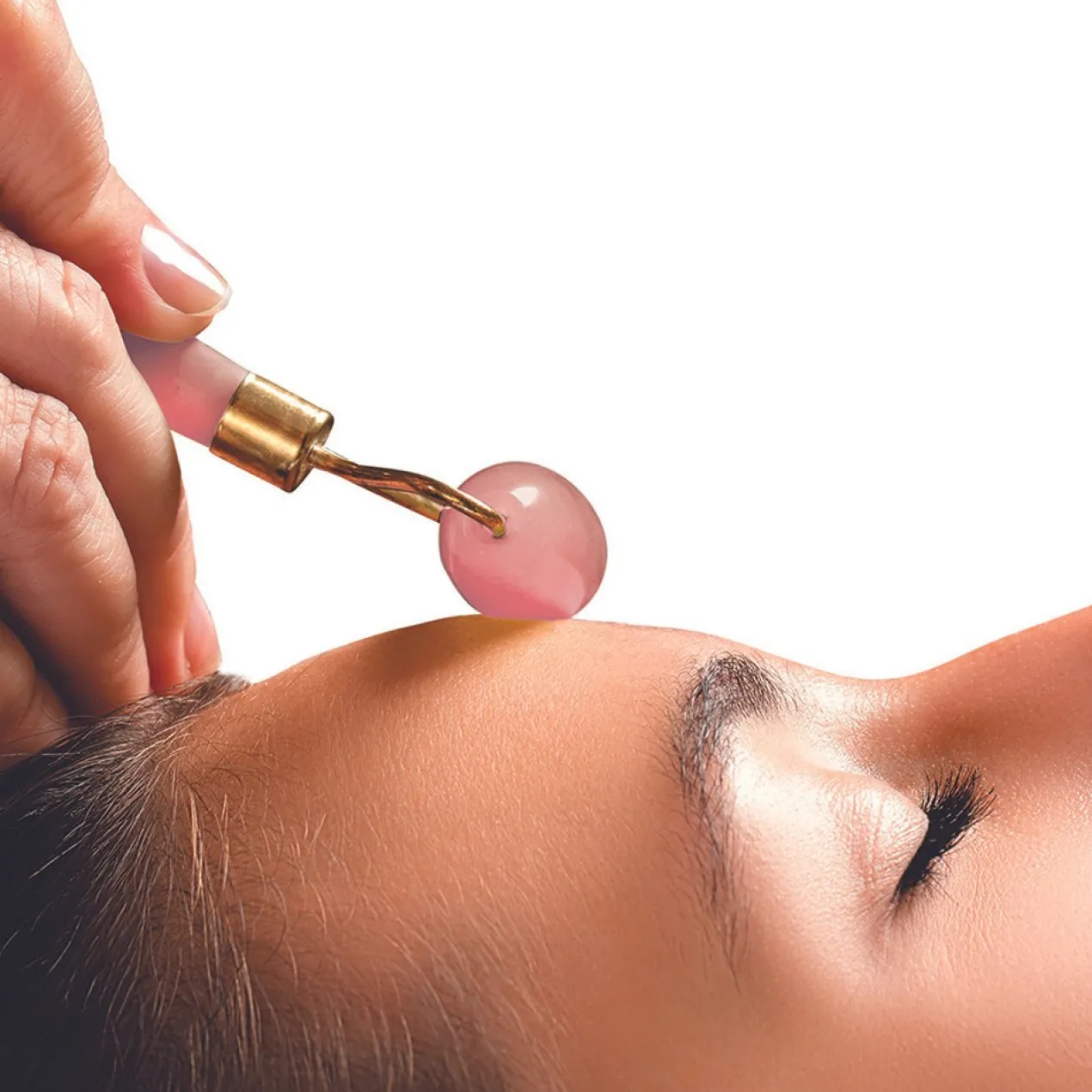 Masseur Facial Quartz Rose