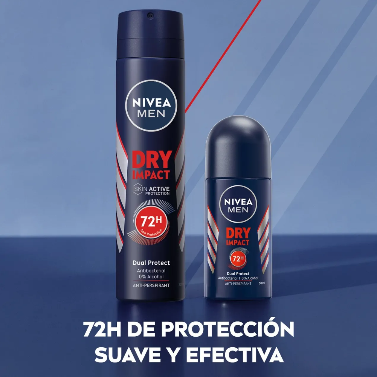 Men Dry Impact Déodorant Roll-On 72h