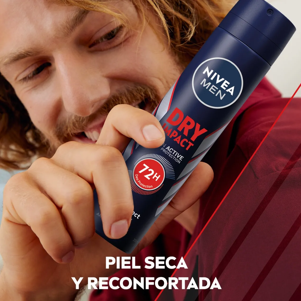 Men Dry Impact Déodorant Spray Antitranspirant