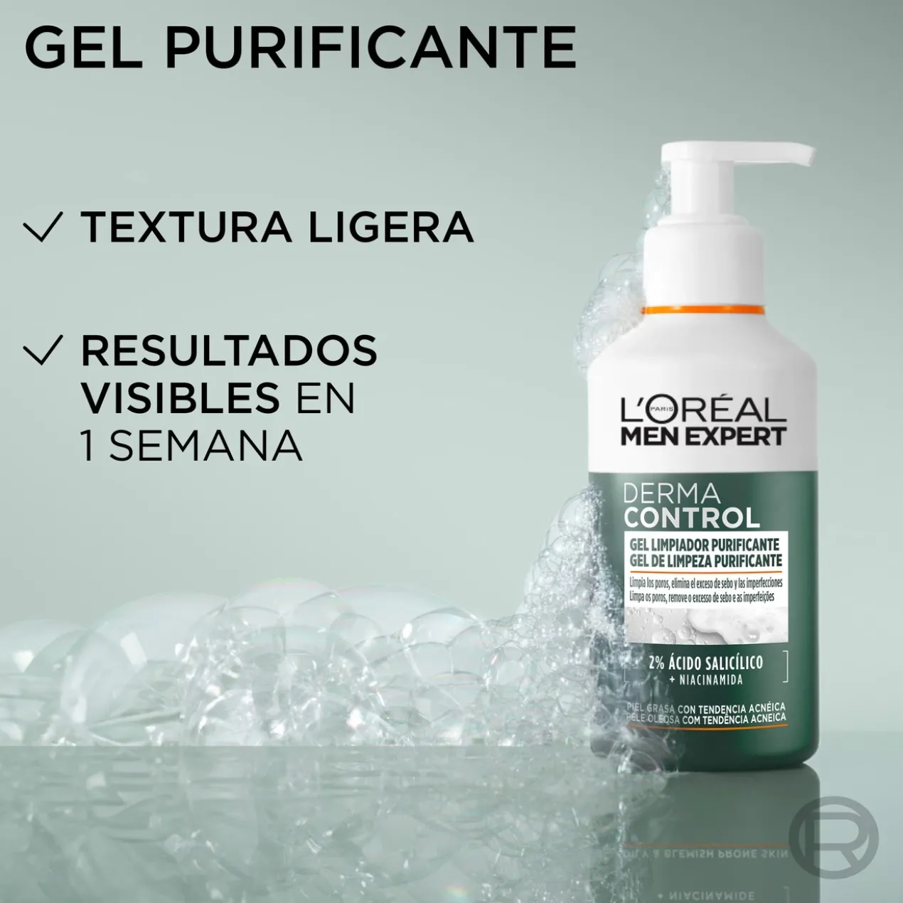 Men Expert Derma Control Gel Nettoyant Purifiant