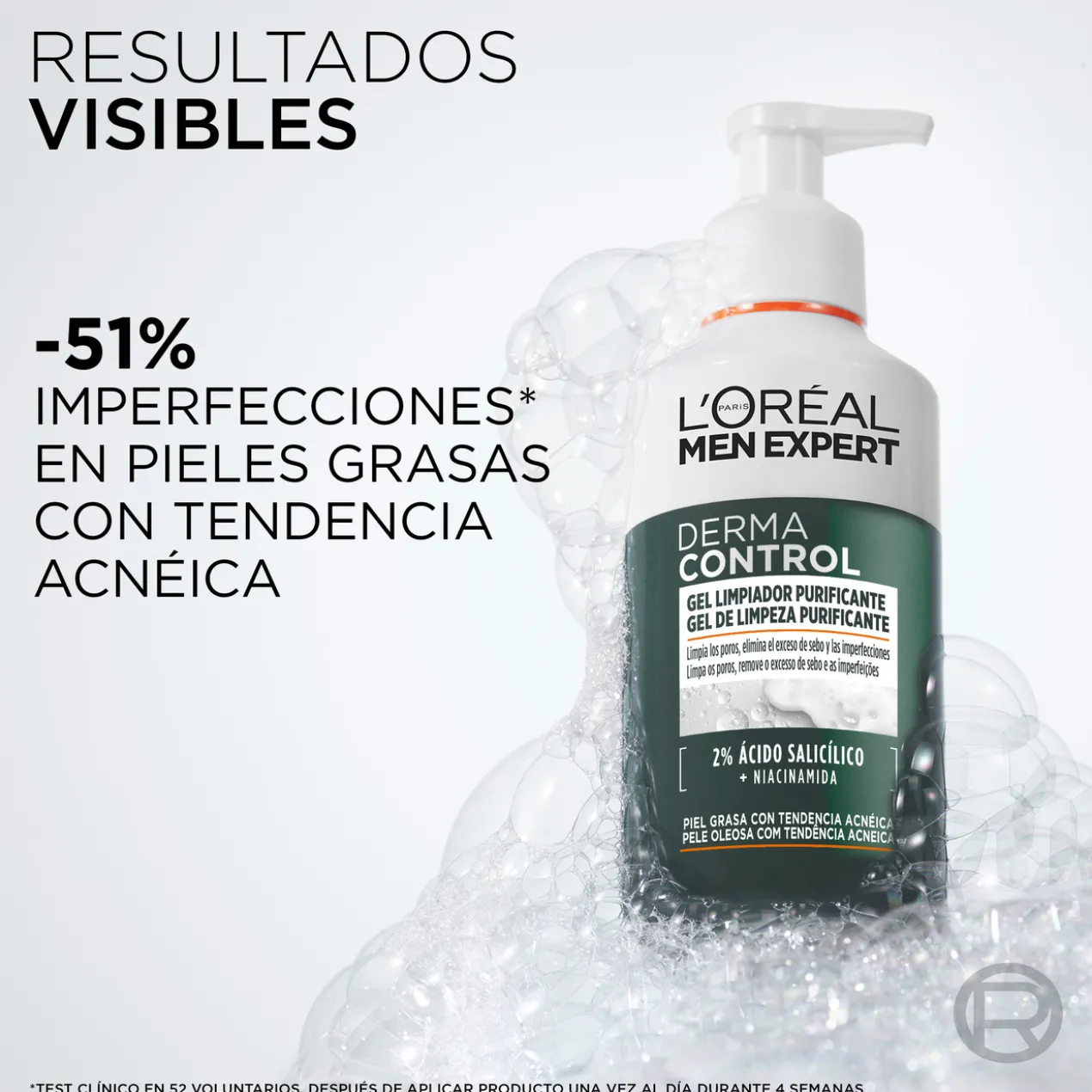 Men Expert Derma Control Gel Nettoyant Purifiant