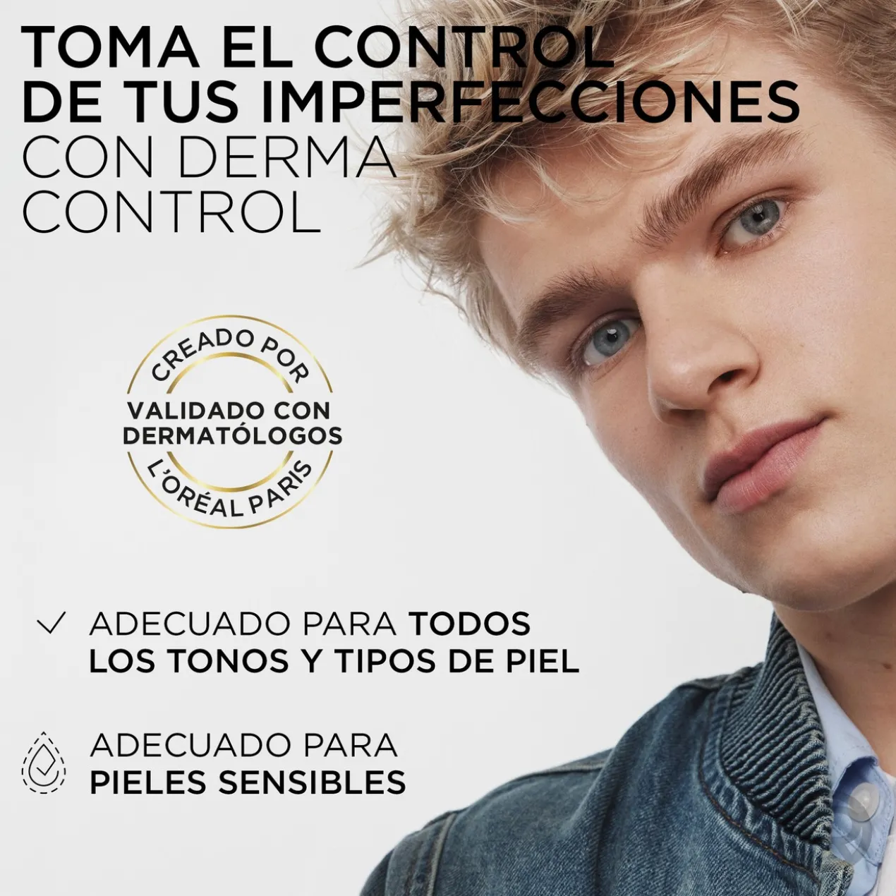 Men Expert Derma Control Gel Nettoyant Purifiant