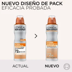 Men Expert Déodorant Hydra Energetic Sport Antitranspirant