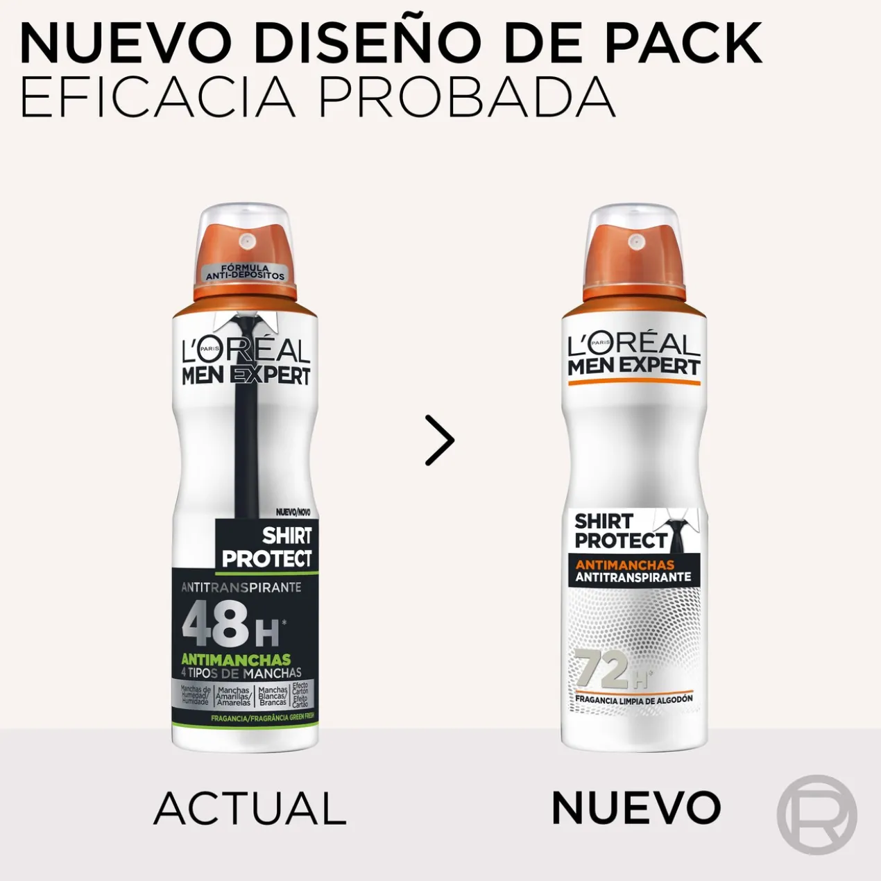 Men Expert Déodorant Spray Shirt Protect Anti-Taches